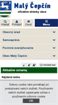 Mobile Screenshot of malycepcin.sk